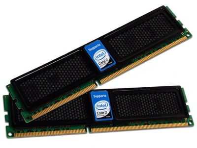 OCZ Intel Extreme XMP DDR3 PC3-12800 arbetsminne 2 GB Kit (2 x 1 GB, 1600 MHz, CL7)