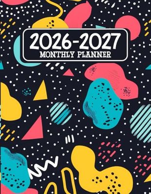 2026-2027 Monthly Planner: Two Year (January 2026 through December 2027) with Holidays and Inspirational Quotes.