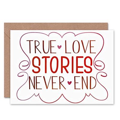 Wee Blue Coo CARD GREETING QUOTE MOTIVATION TRUE LOVE STORIES