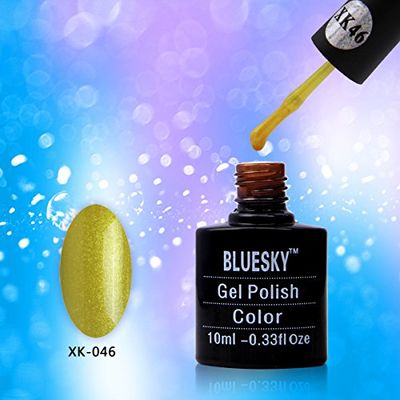 Vernis à ongles gel Bluesky, XK46, de longue durée, résistant aux puces, 10 ml (nécessite de guérir lampe à LED UV)