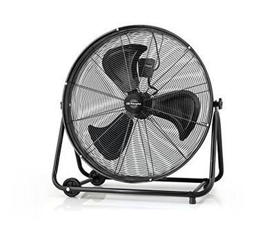 Orbegozo PWT 3061 Power Fan Professional Industriële ventilator, 150 W, 3 snelheden, propeller Ø 60 cm, transportwielen, zwart