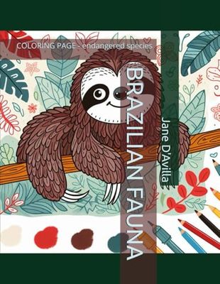 BRAZILIAN FAUNA: COLORING PAGE - endangered species