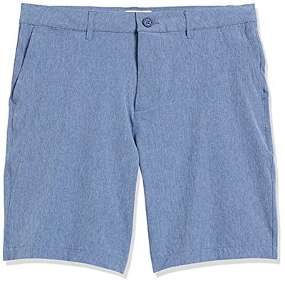 28 Palms 9" Inseam Hybrid Board Short, Bleu chiné, 36