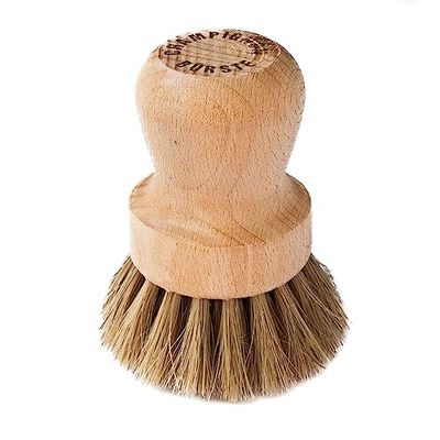 Chinchilla® Brosse à Champignons en Bois - pour Le Nettoyage des Champignons ou des légumes - Convient pour Tous Les Champignons - Brosse de Cuisine - Brosse Naturelle - Brosse de Nettoyage Durable