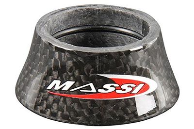 Massi Separ.direc.1-1/8" Carbono Aero 20mm, Separatore indirizzo Unisex-Adulto, Nero, 20
