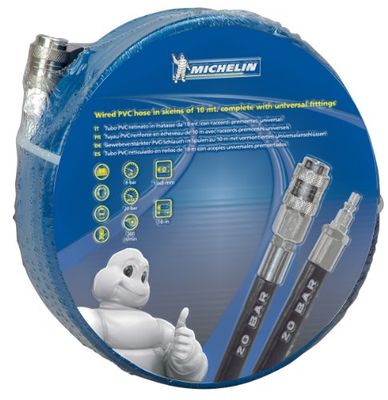 Michelin CA-6711310900 Mangueira PVC 20 mt. com acoplamentos universais. Ø 8 x 12 mm. 20 bar.