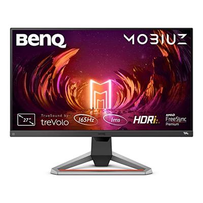 BenQ MOBIUZ EX2710S Monitor Gaming 27” FHD IPS, 165Hz, 1ms, HDRi, 99% sRGB, FreeSync Premium, Eye-Care, Altavoces 2,5W, Ajuste de altura