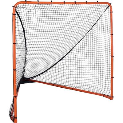 VEVOR Porta da Lacrosse, Rete da Lacrosse 6' x 6', Attrezzatura da Allenamento per Lacrosse Portatile Pieghevole da Cortile, Rete da Allenamento Telaio in Acciaio, Porta da Lacrosse di Installazione