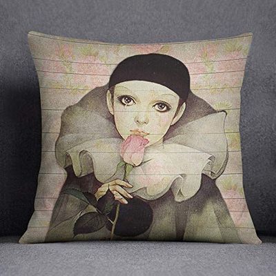Bonamaison Funda de cojín, Cotton, Multicolor, 45X45