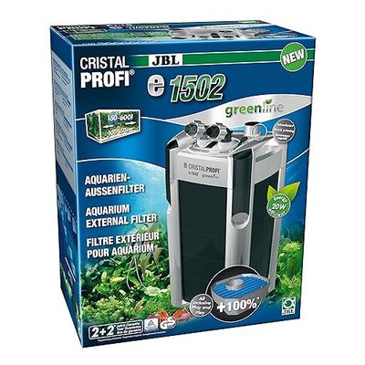 JBL Filtro Cristallo Profi e1502 Greenline per Aquariophilie 1400 L/H