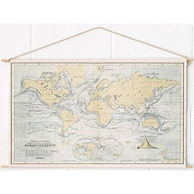 CARTE WOODY COTTON OCEANS 60 CM X 90 CM