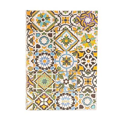 Kalendarz Paperblanks 2025 Porto Midi Dzienny: jeden dzień na stronie, zamykany na gumkę, Papier 80 GSM