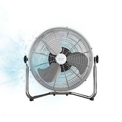 Cecotec Industriële ventilator EnergySilence 4500 GyroPro. 110 W, automatische oscillatie, 3 snelheden, kopermotor, instelbaar, verchroomde afwerking