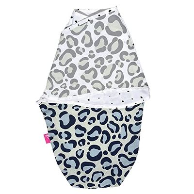 Mother hood - Manta para Envolver Todo el Cuerpo, 100% algodón Natural (Leo Blue)
