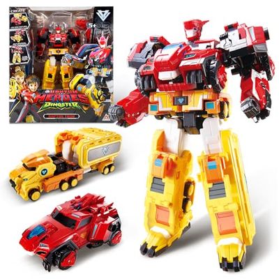 QUANTUM HEROES DINOSTER Raptor Tron Transformable Robot