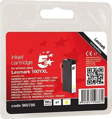 5 Star 14N1071E pour lexmark cartouche d'encre jaune