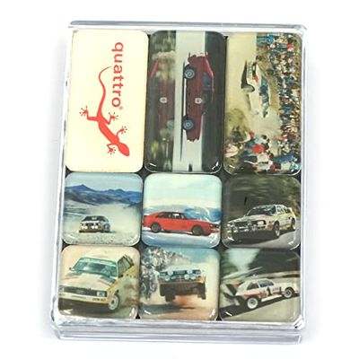 Audi A16-2178 Magnet Quattro Fridge Magnet Classic Rally Motorsport Gecko