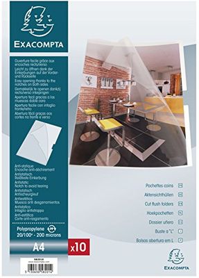 Exacompta 58201E Buste, 31.50 x 22.10 x 0.90 cm, Cristal