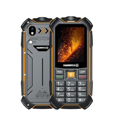 Hammer Boost 2 LTE IP68 2,4” rinforzato 3500 mAh LTE, Nero-Arancione
