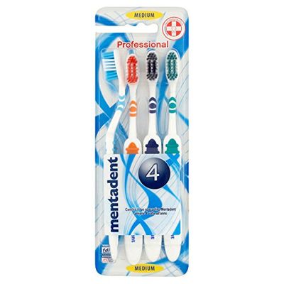 Mentadent - Szczoteczka do zębów Professionalx4