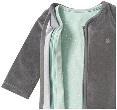 Noppies Baby Unisex U Sleepingbag Set Nanno Slaapzak, Grijs (Dark Grey C244), 80, grijs (dark grey C244), 80 cm