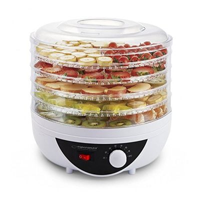 Esperanza EKD002 Food dehydrator Black Transparent White 250 W