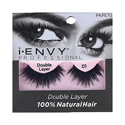 I-ENVY Strip Lash/wimperband Double Layer 01 (Pkpe70), uniek, standaard