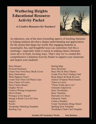 Wuthering Heights Educational Resource Activity Packet: A Creative Resource for Teachers!