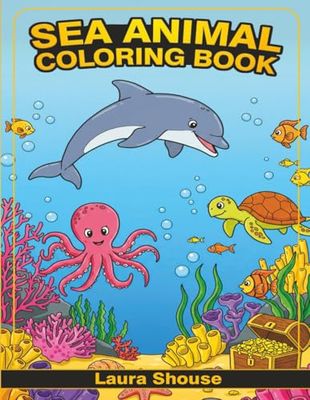 Sea Animal: Coloring Book