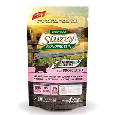 Cibo umido per cani AGRAS DELIC Cane Stufa sasz.150g monoprotein prosciutto / 12