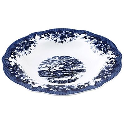 Brunchfield Skye Blauw Nieuw Soepbord, Porselein, 20 x 20 x 30 cm