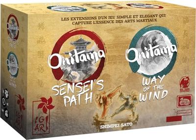 Asmodee Igiari Onitama - Uitbreiding: Sensei's Path + Way of The Wind - Bordspellen - Strategiespellen vanaf 14 jaar - Spel voor 2 spelers - Franse versie