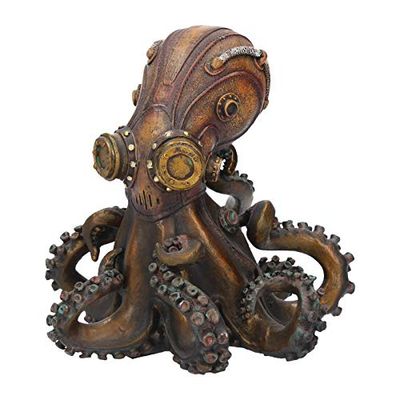 Nemesis Now Octo-Steam Figurine 15 cm, bronze, resina, 21 cm