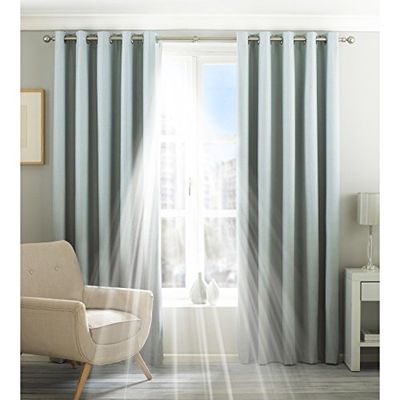 Riva Home Eclipse 229X137 R/T DEB, Polyester, Duck Egg Blau, 90x54 (229x137cm)