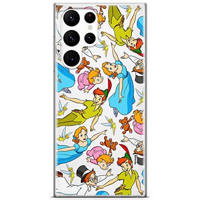 ERT GROUP mobile phone case for Samsung S22 ULTRA original and officially Licensed Disney pattern Peter Pan 002 optimally adapted to the shape of the mobile phone, partially transparent
