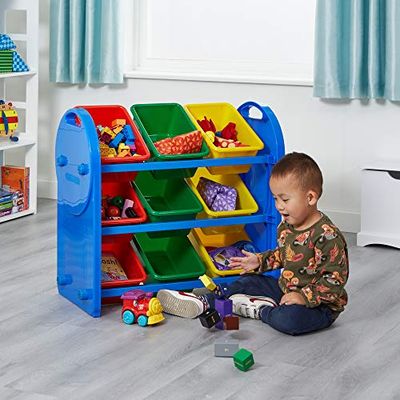 Liberty House 9-Bin Jouet de Rangement Organiseur