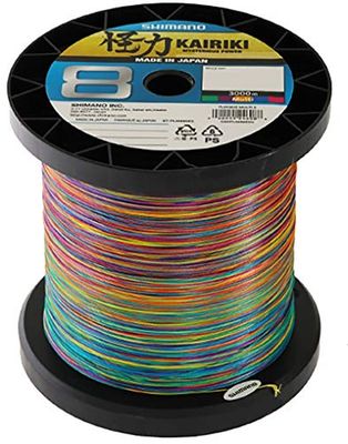 SHIMANO Tresse 8 Brins Kairiki 8 Steel Gray 3000m - D.0,35mm - R.39,5Kg - 59WPLM98S3L