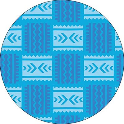 Bonateks, Round Digital Printed Mouse Pad, Non-Slip Base, for Office and Home, Diameter:22cm