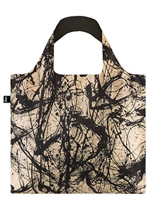 LOQI Museum Jackson Pollock Number 32 Bag Bolsa de Tela y Playa, 50 cm, 20 Liters, Multicolor (Multicolour)