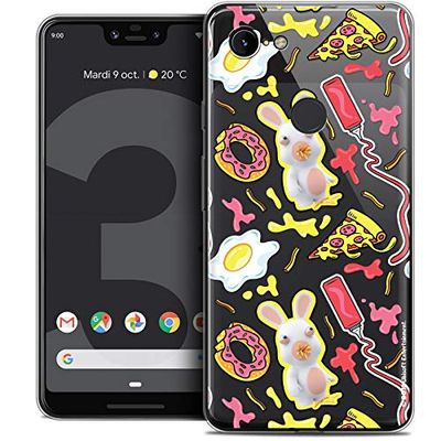 Beschermhoes voor 6,3 inch, Google Pixel 3 XL, ultradun, konijntje Crétins Egg Pattern