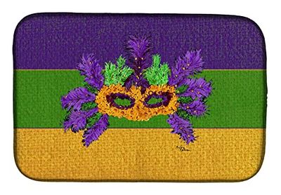 Caroline's Treasures 8389DDM Mardi Gras afdruipmat, 35,6 x 53,3 cm, meerkleurig