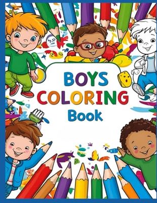 A Boys Coloring Book