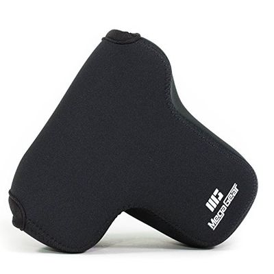 MegaGear Capa de neoprene para câmara com mosquetão para câmara digital Fujifilm X-Pro2, com lente de 18-55 mm, preta