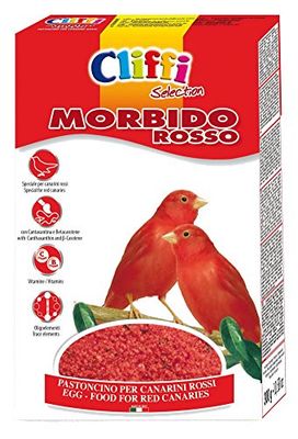 Cliffi Morbido rosso Pastoncino per Canarini rossi in confezione da 300 grammi