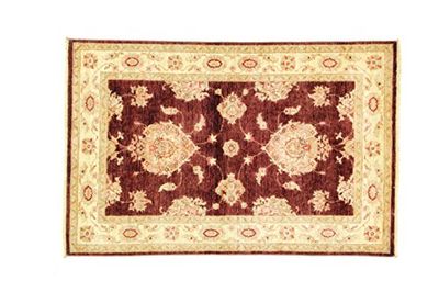 Eden Carpets Ziegler Alfombra Anudado a Mano, Lana, Multicolor, 101 x 154 cm