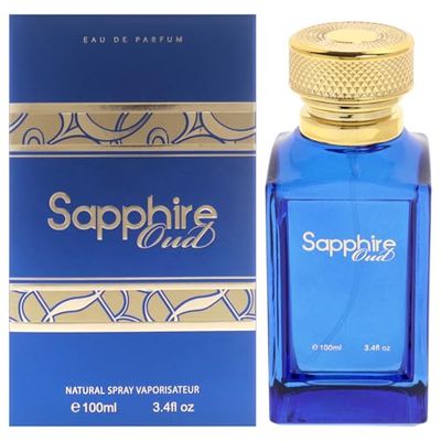 Sapphire Oud by Fine Perfumery for Unisex - 3,4 oz EDP Spray