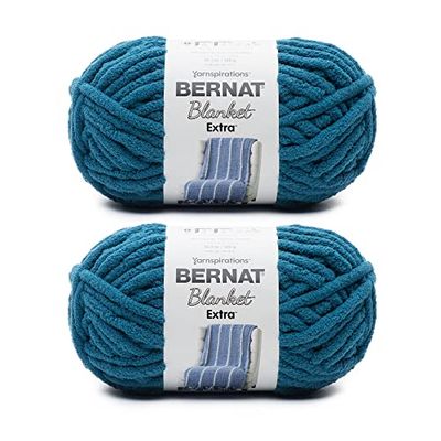 Bernat Yarn, Polyester, Velveteal, 300g