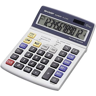 Sharp EL2125C Calcolatrice da Tavolo