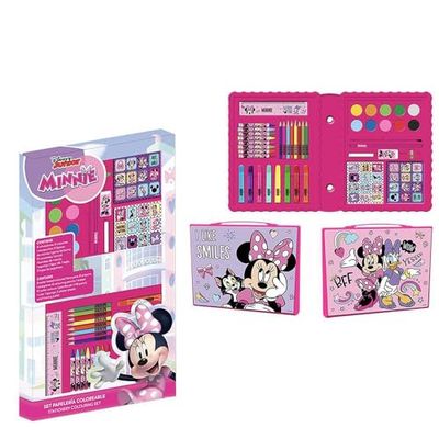 CERDÁ LIFE'S LITTLE MOMENTS Unisex Kid's Minnie Mouse Kleurdoos Etui, Veelkleurig, Standaard, Meerkleurig, Eén maat
