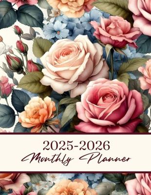 2025-2026 monthly planner: 2 Years from Jan 2025 - Dec 2026